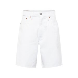 LEVI'S Džínsy 'STAY BAGGY SHORT'  biely denim