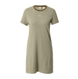 LEVI'S ® Šaty 'Vacation Tee DreSS'  olivová / trstinová / biela