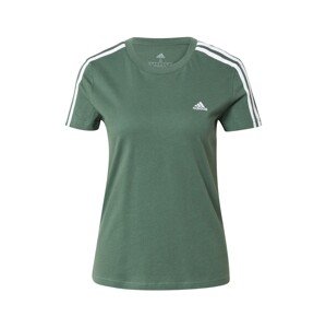 ADIDAS PERFORMANCE Funkčné tričko  biela / zelená