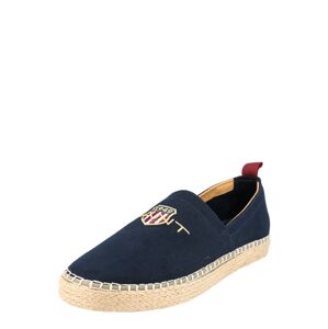 GANT Espadrilky 'Frezno'  námornícka modrá / biela / karmínovo červená / zlatá