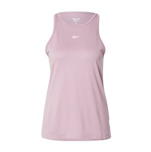 Reebok Sport Športový top  orchideová / biela