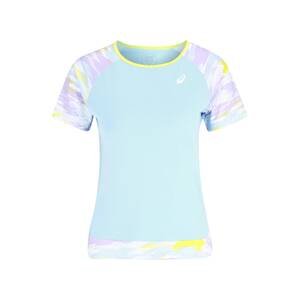 ASICS Funkčné tričko  azúrová / žltá / levanduľová / biela