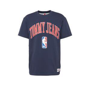 Tommy Jeans Tričko 'NBA-M4'  modrá / tmavomodrá / červená / biela