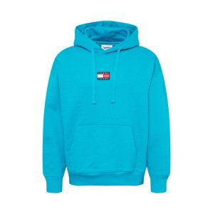 Tommy Jeans Mikina  modrozelená / námornícka modrá / biela / červená