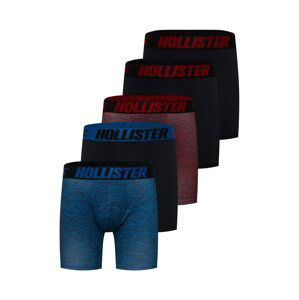 HOLLISTER Boxerky  modrá / červená / čierna