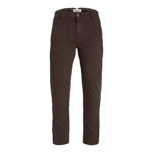 JACK & JONES Chino nohavice 'Macro Fred'  farby bahna