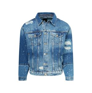 River Island Prechodná bunda 'SPIRIT'  modrá denim / biela