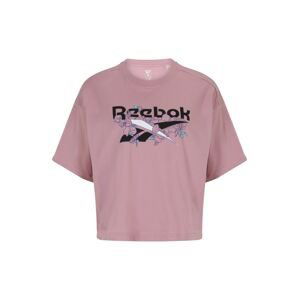 Reebok Sport Funkčné tričko 'Quirky'  fialová / zmiešané farby