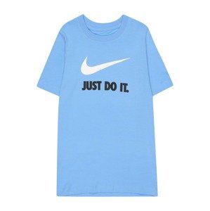 Nike Sportswear Tričko  svetlomodrá / námornícka modrá / biela