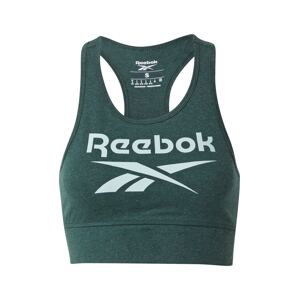 Reebok Sport Športová podprsenka  jedľová / biela