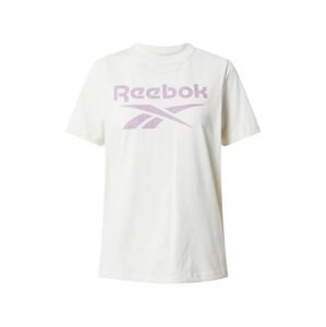 Reebok Sport Funkčné tričko  fialová / biela