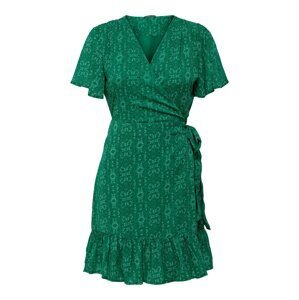 ONLY Letné šaty 'Star'  zelená / biela / čierna