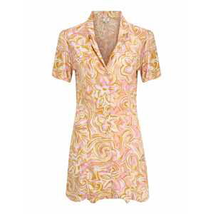 River Island Petite Košeľové šaty  svetloružová / šafránová / biela / svetložltá / citrónová žltá
