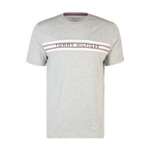 Tommy Hilfiger Underwear Tričko  sivá melírovaná / biela / čierna / červená