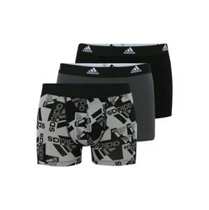 ADIDAS ORIGINALS Boxerky  čierna / tmavosivá / sivá / biela