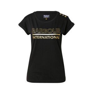 Barbour International Tričko 'Avalon'  zlatá / čierna