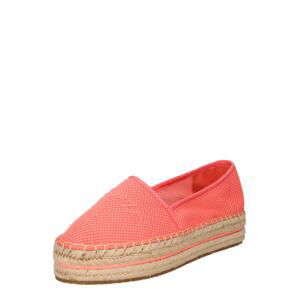 TOMMY HILFIGER Espadrilky  tmelová / koralová