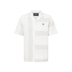 Lyle & Scott Košeľa 'Artisinal'  svetlosivá / šedobiela