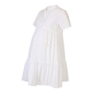 Pieces Maternity Košeľové šaty 'VALDINE'  biela