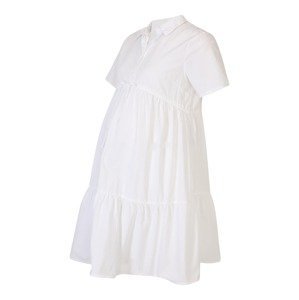 Pieces Maternity Košeľové šaty 'VALDINE'  biela