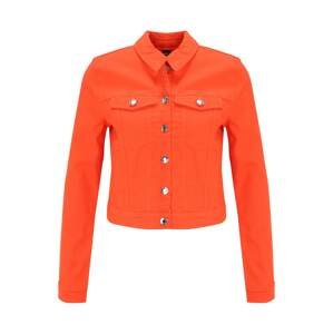 Vero Moda Petite Prechodná bunda 'HOT SOYA'  oranžovo červená