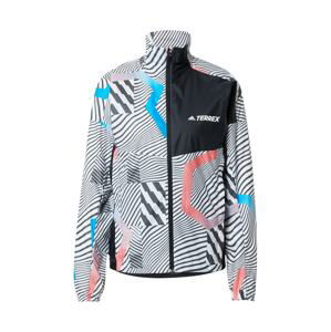 ADIDAS TERREX Outdoorová bunda  azúrová / svetločervená / čierna / biela