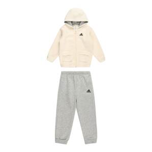 ADIDAS PERFORMANCE Joggingová súprava  béžová / sivá / čierna