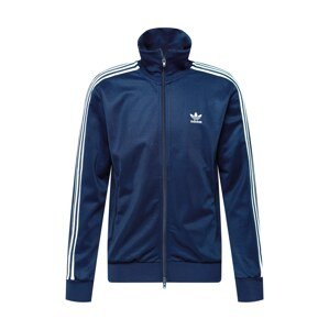 ADIDAS ORIGINALS Tepláková bunda  biela / námornícka modrá