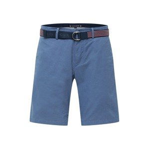 TOMMY HILFIGER Chino nohavice 'BROOKLYN'  námornícka modrá / dymovo modrá / červená / biela