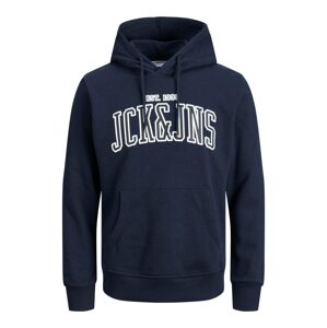 JACK & JONES Mikina  námornícka modrá / antracitová / biela