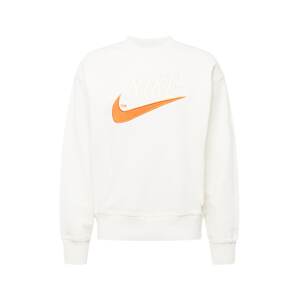 Nike Sportswear Mikina  svetlosivá / oranžová