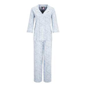 Lauren Ralph Lauren Pyžamo  dymovo modrá / svetlomodrá / biela