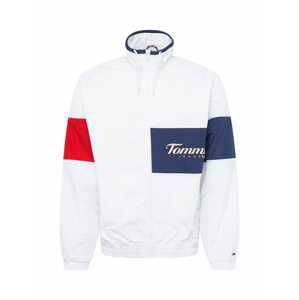 Tommy Jeans Prechodná bunda  námornícka modrá / zlatá žltá / červená / biela