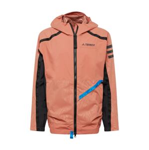 ADIDAS PERFORMANCE Outdoorová bunda 'Utilitas'  modrá / tmavooranžová / čierna