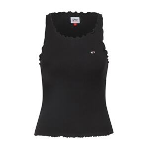 Tommy Jeans Top  čierna / biela / ohnivo červená / námornícka modrá