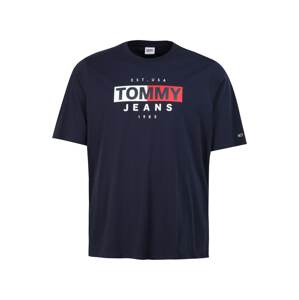 Tommy Jeans Plus Tričko  námornícka modrá / červená / biela