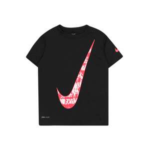 Nike Sportswear Tričko  čierna / ružová / biela