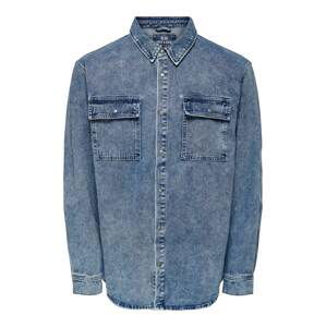 Only & Sons Prechodná bunda 'BILL'  modrá denim