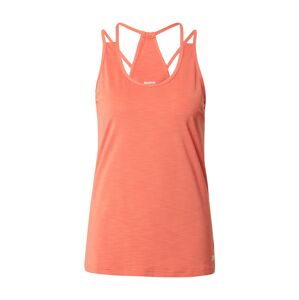 Reebok Športový top  oranžová / biela