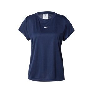 Reebok Sport Funkčné tričko  námornícka modrá / biela