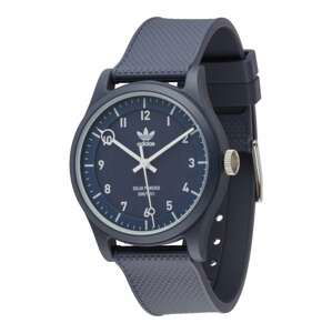 ADIDAS ORIGINALS Analógové hodinky  biela / námornícka modrá