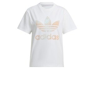 ADIDAS ORIGINALS Tričko 'Trefoil'  mätová / svetlooranžová / biela