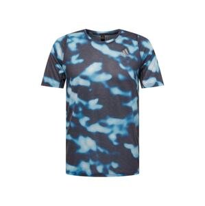 ADIDAS PERFORMANCE Funkčné tričko  modrá / čierna / biela