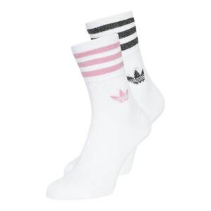 ADIDAS ORIGINALS Ponožky  biela / čierna / ružová