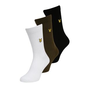 Lyle & Scott Ponožky 'HAMILTON'  biela / hnedá / čierna / zlatá