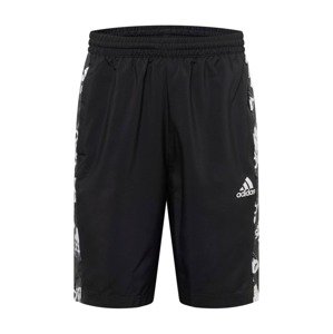 ADIDAS SPORTSWEAR Športové nohavice 'BrandLove'  čierna / biela