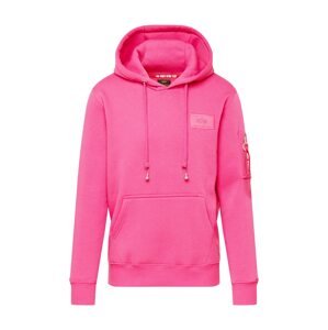 ALPHA INDUSTRIES Sveter  purpurová / čierna