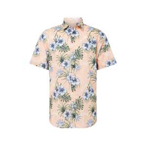 JACK & JONES Košeľa 'ALOHA'  nebesky modrá / trávovo zelená / broskyňová / biela