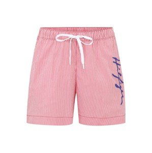 Tommy Hilfiger Underwear Plavecké šortky  svetločervená / biela / námornícka modrá