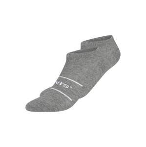 LEVI'S Ponožky  biela / sivá melírovaná